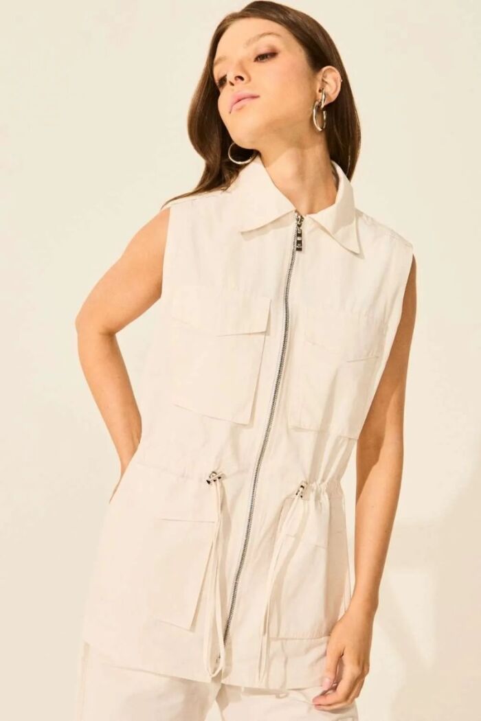 Imagem de Colete Luana Off White Le Blog