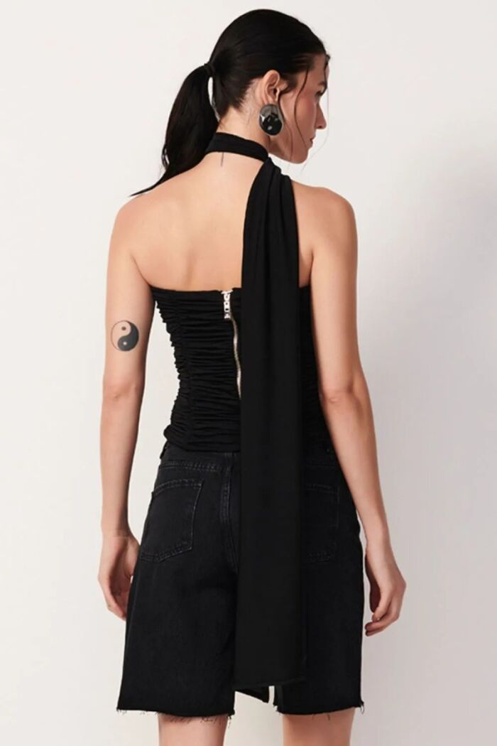 Imagem de Jorts Kendall Jeans Black Le Blog