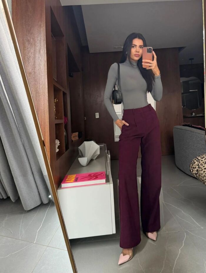 Imagem de Calça Nara Vinho Cloude