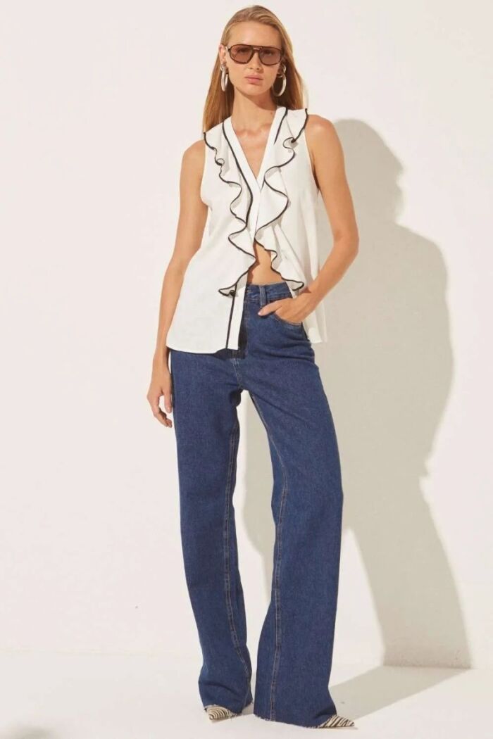 Imagem de Camisa Eudora Off White Le Blog