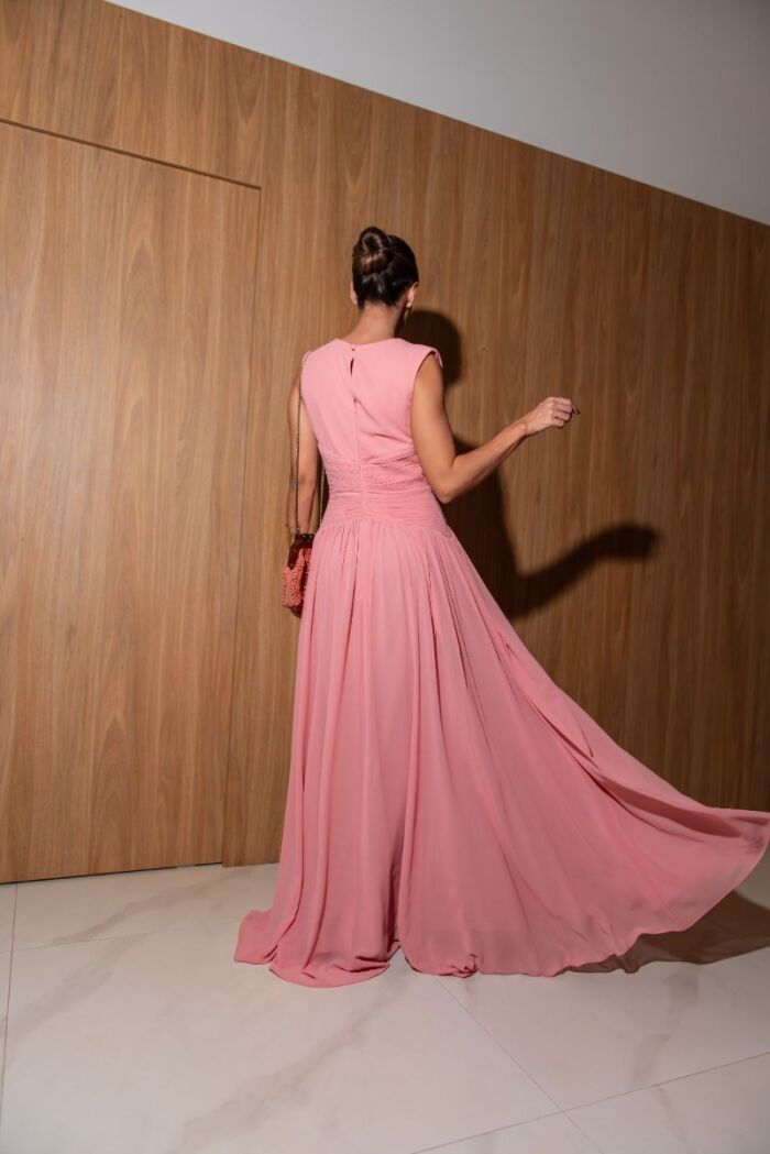 Imagem de Vestido Dalila Rosa D´teliê
