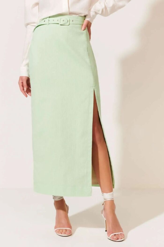 Imagem de Saia Samara Verde Matcha Le Blog