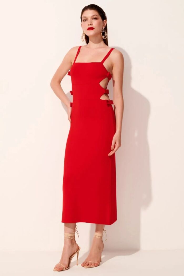 Imagem de Vestido Mari Vermelho Pepper Le Blog