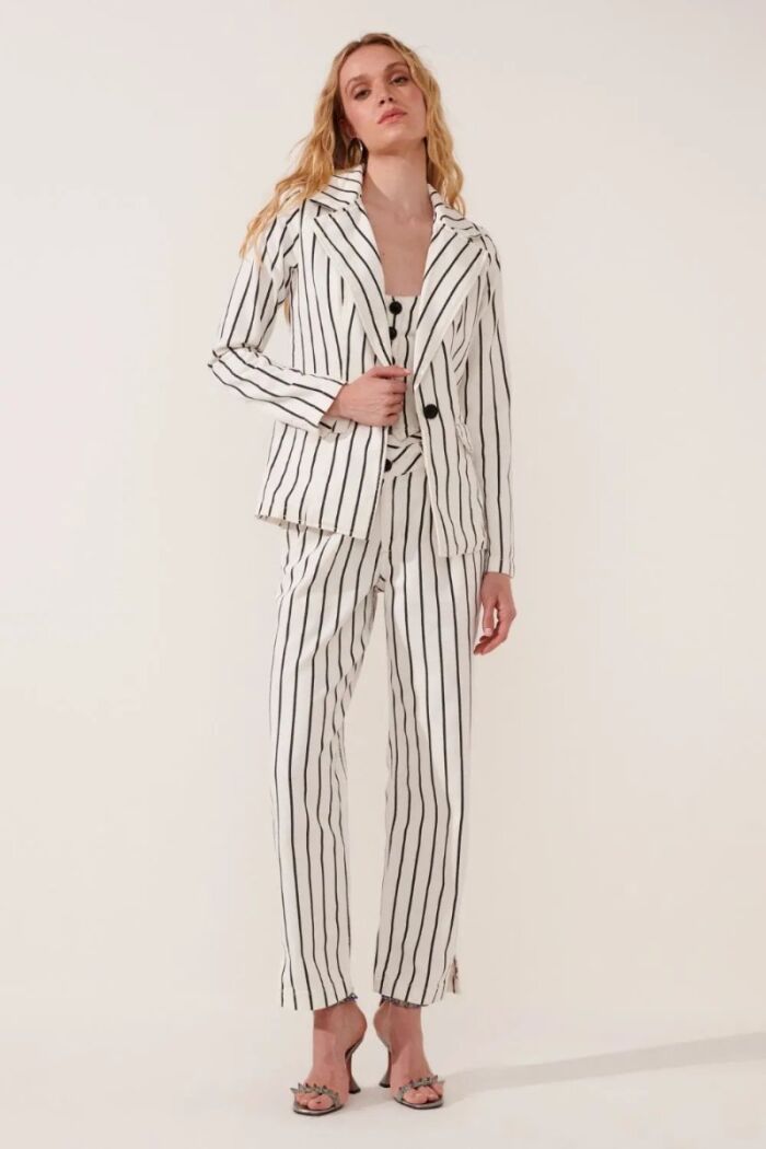 Imagem de Calça Valéria Listrada Le Blog