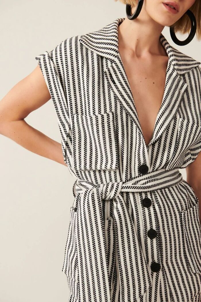 Imagem de Colete Ceci Listrado Le Blog