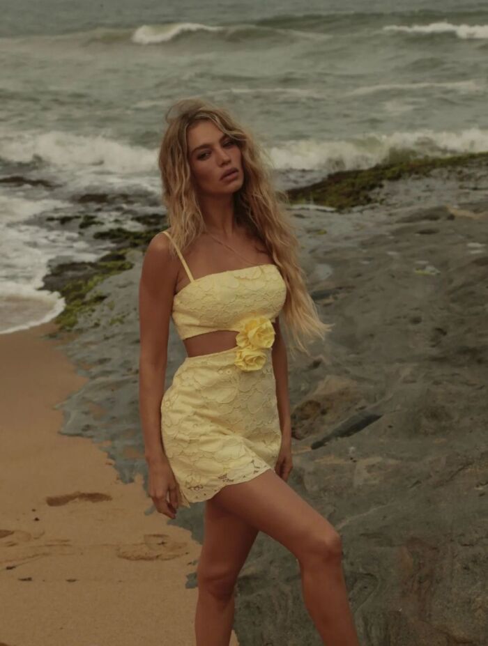 Imagem de Vestido Ana Lúcia Amarelo Cloude