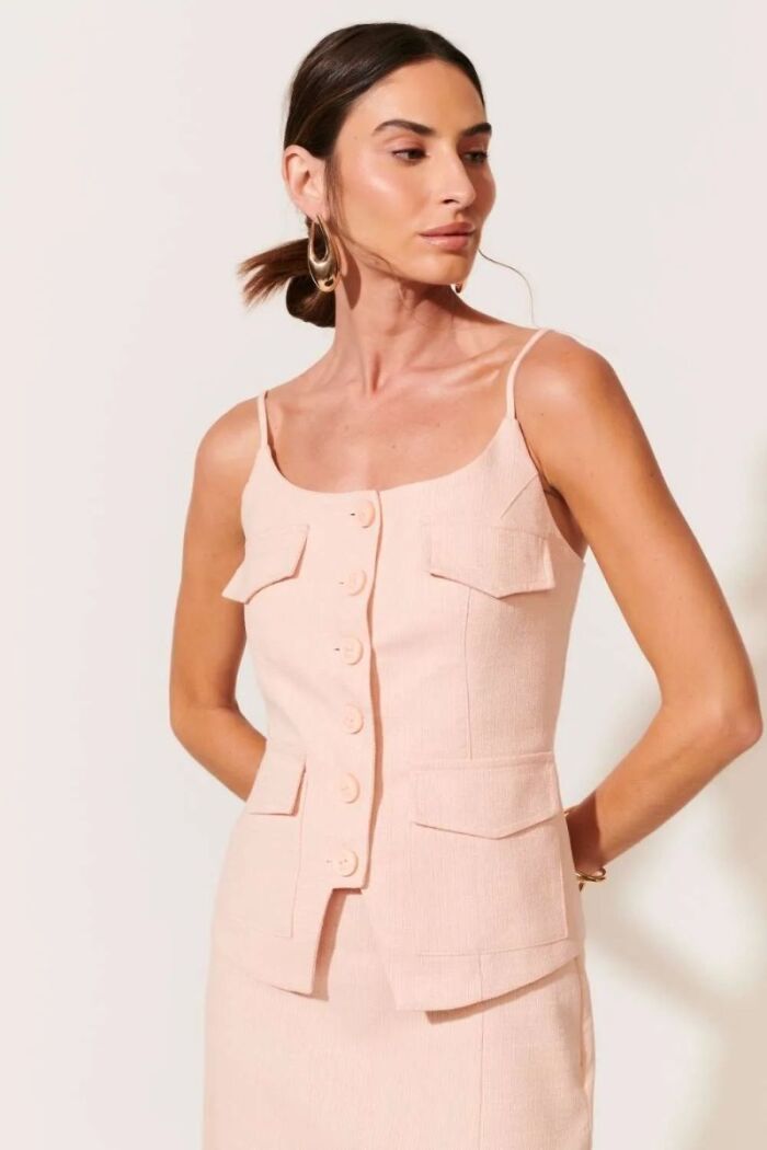 Imagem de Colete Samara Laranja Peach Le Blog