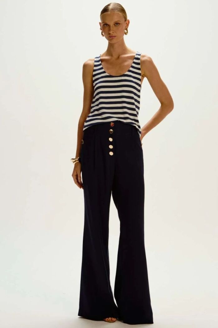 Imagem de Calça Olívia Azul Marinho Le Blog