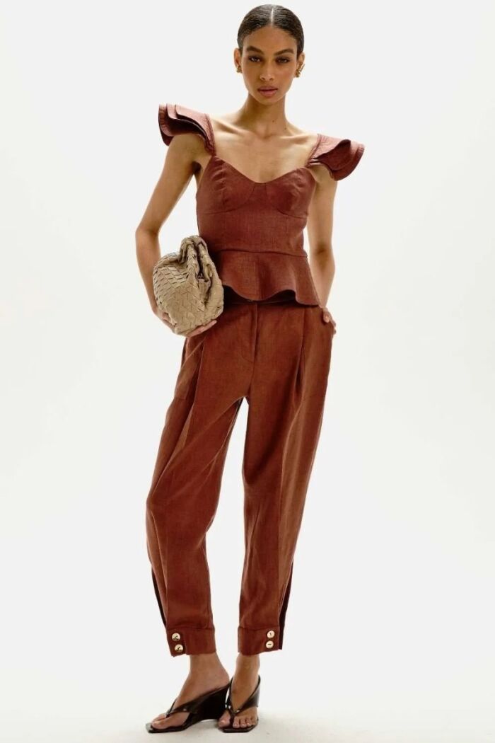 Imagem de Calça Angélica Marrom Cobertura Le Blog