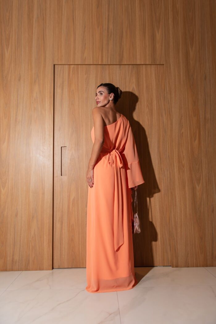Imagem de Vestido Clarissa Laranja D´teliê