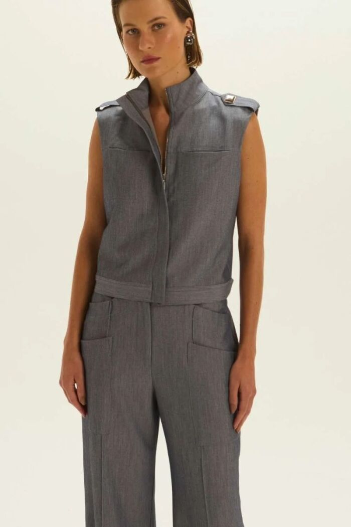 Imagem de Colete Polliana Azul Navy Le Blog