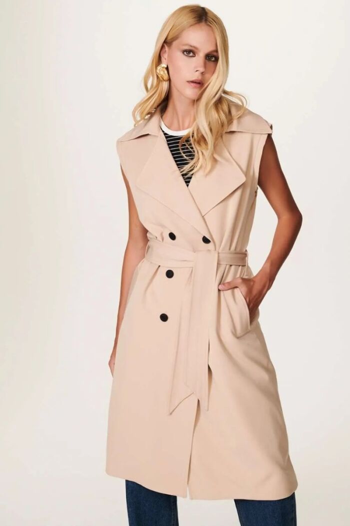 Imagem de Trench Coat Fran Bege Chalk