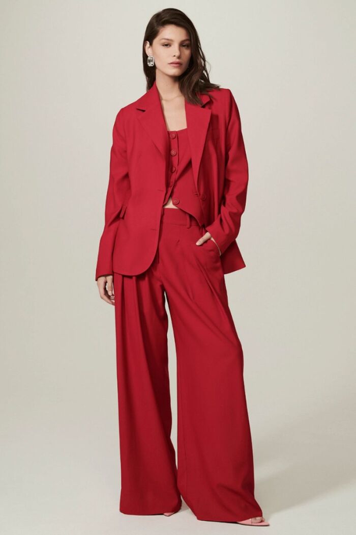 Imagem de Calça Emma Vermelho Cherry Le Blog