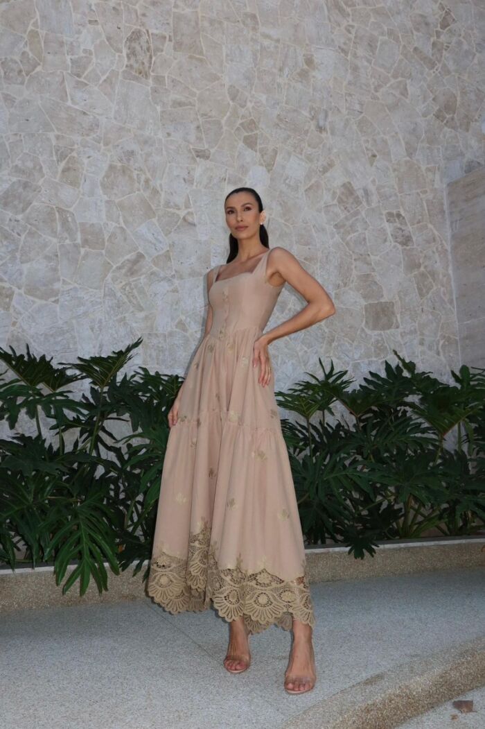 Imagem de Vestido Claudia Caramelo Cloude