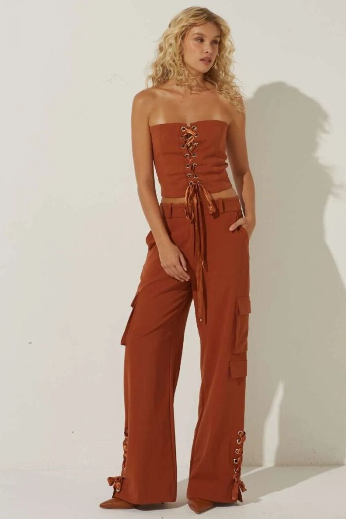 Imagem de Calça Brenda Toast Gold Le Blog