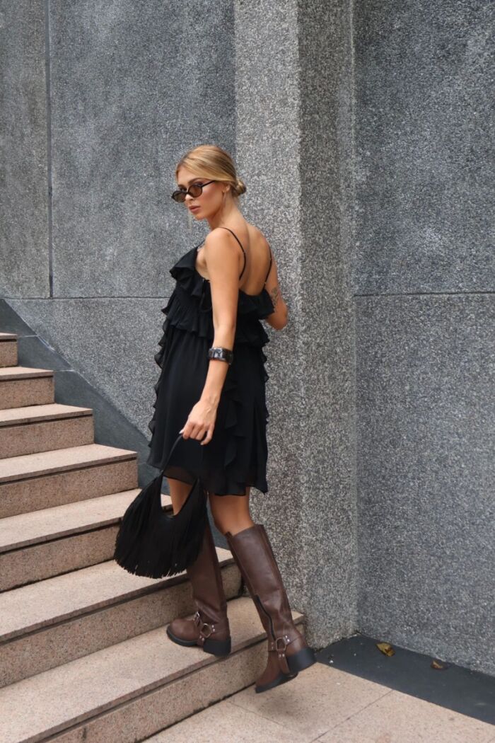 Imagem de Vestido Melinda Preto D´teliê