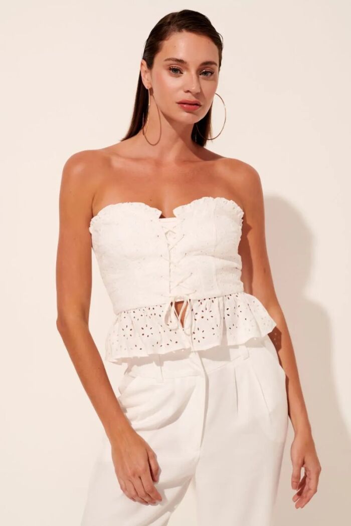 Imagem de Corselet Hellen Off White Le Blog