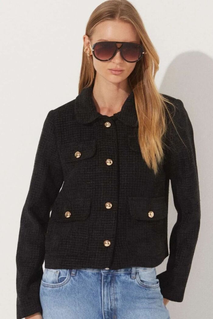 Imagem de Casaco Vikcy Preto Le Blog