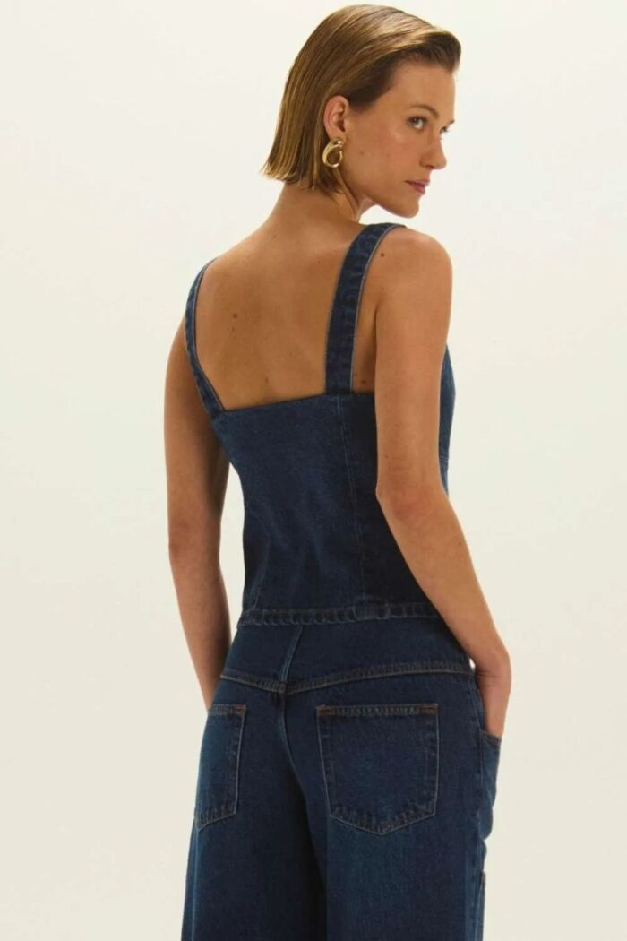 Imagem de Colete Dora Jeans Le Blog