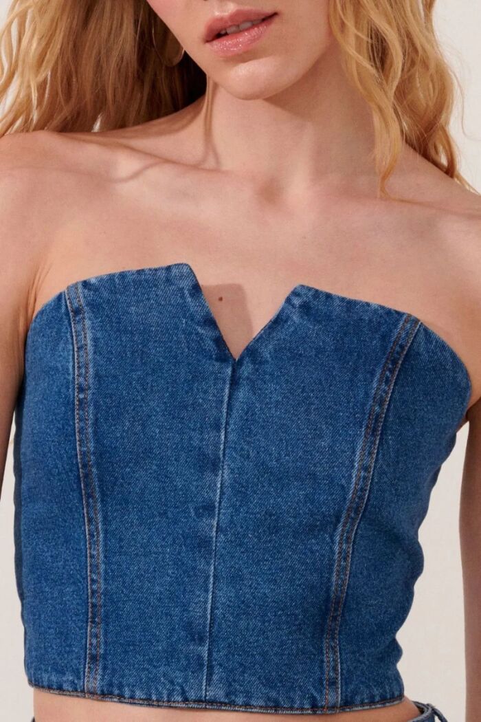 Imagem de Corselete Maya Jeans Le Blog