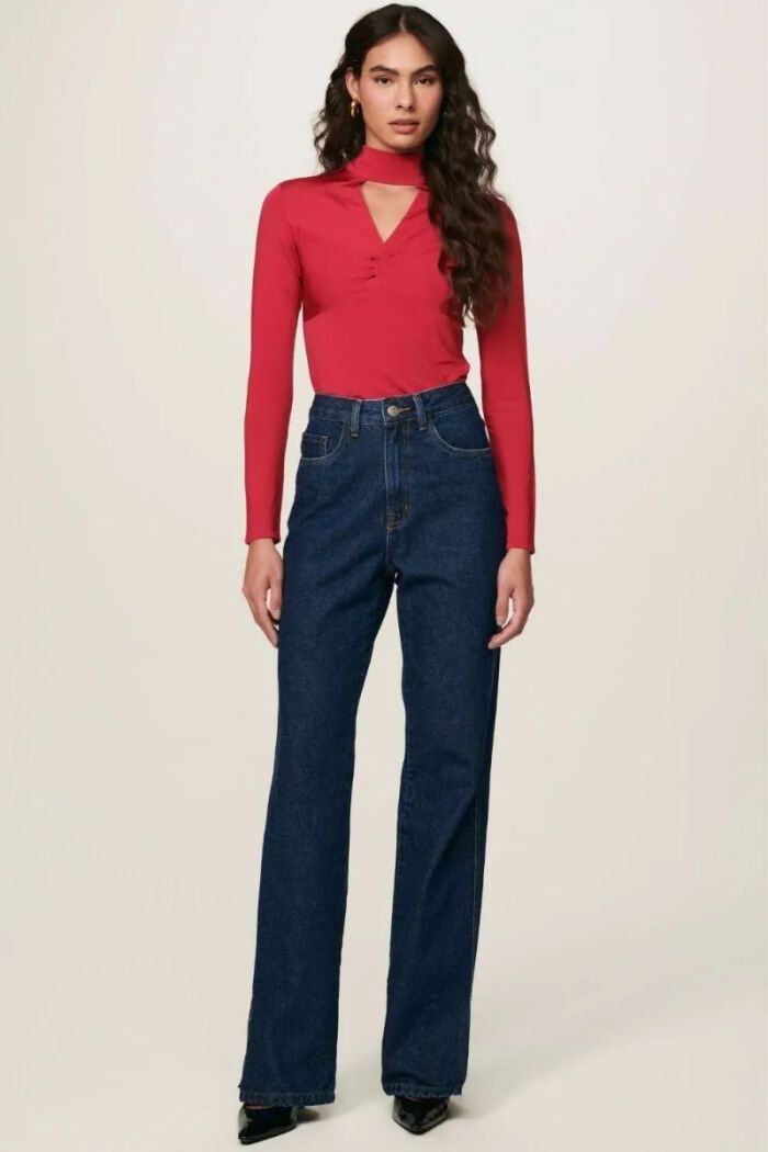 Imagem de Blusa Amanda Vermelho Tango Le Blog