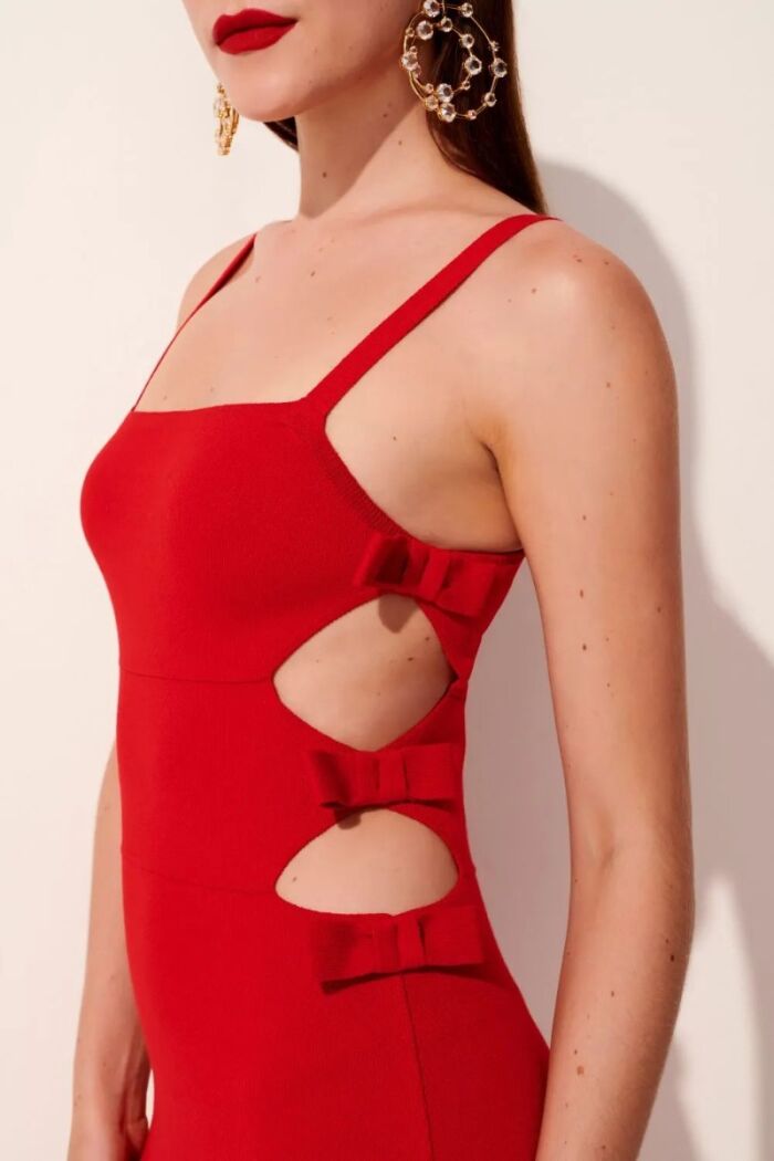 Imagem de Vestido Mari Vermelho Pepper Le Blog