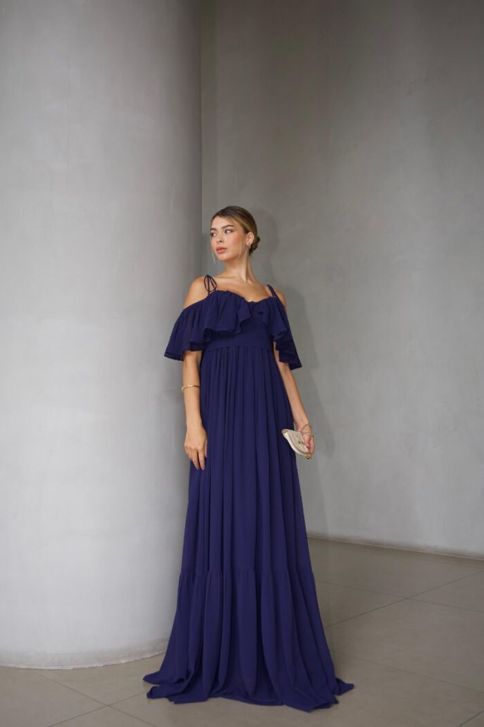 Imagem de Vestido Pethla Azul Marinho D´teliê