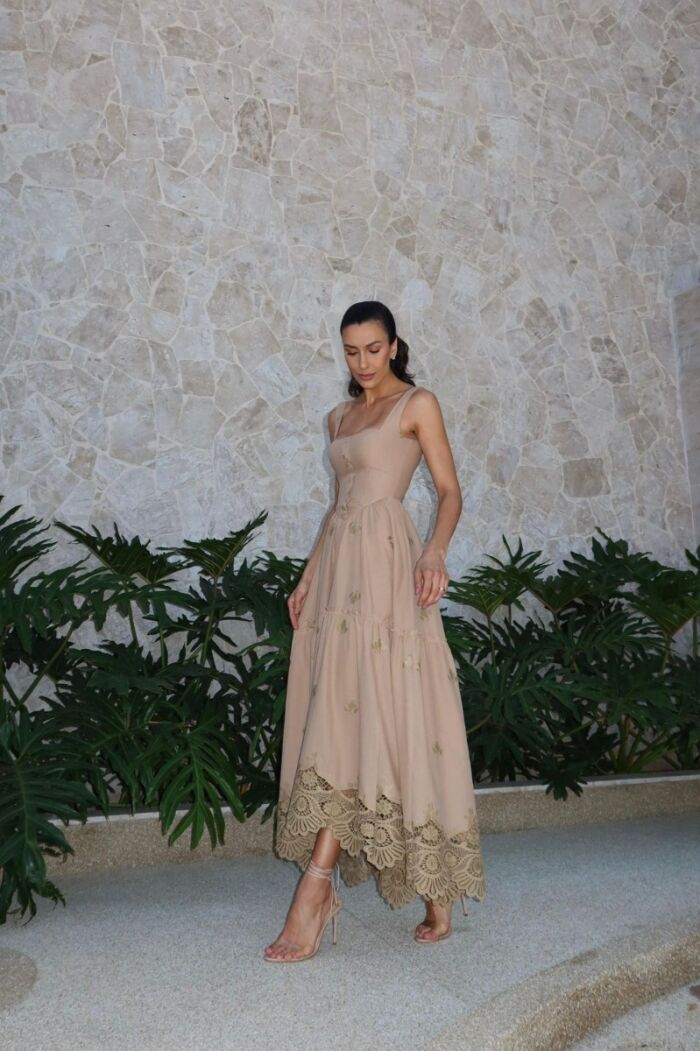 Imagem de Vestido Claudia Caramelo Cloude