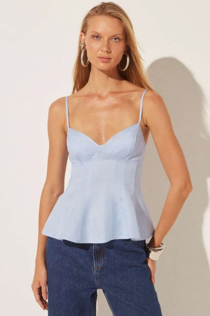 Imagem de Blusa Aurora Azul Ralph Le Blog