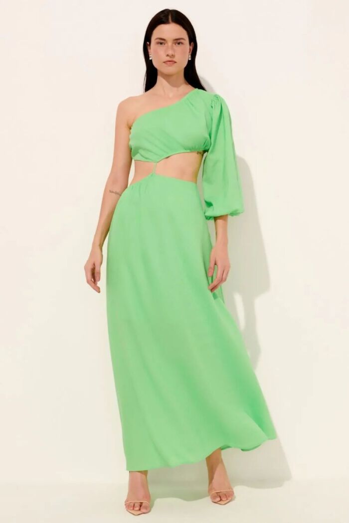 Imagem de Vestido Claire Verde Cítrico Le Blog