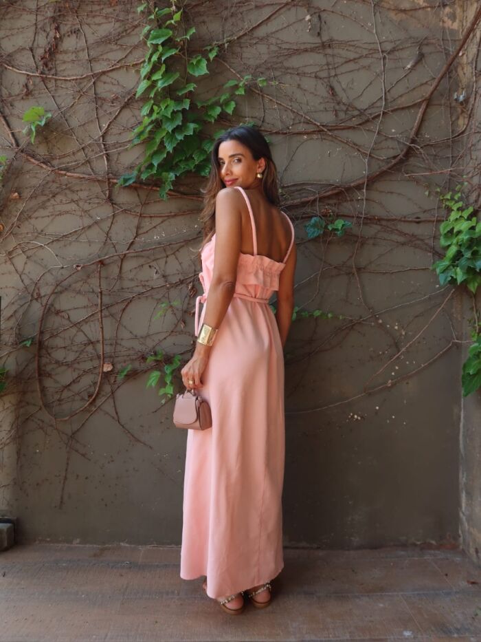 Imagem de Vestido babados Rosa Olívia