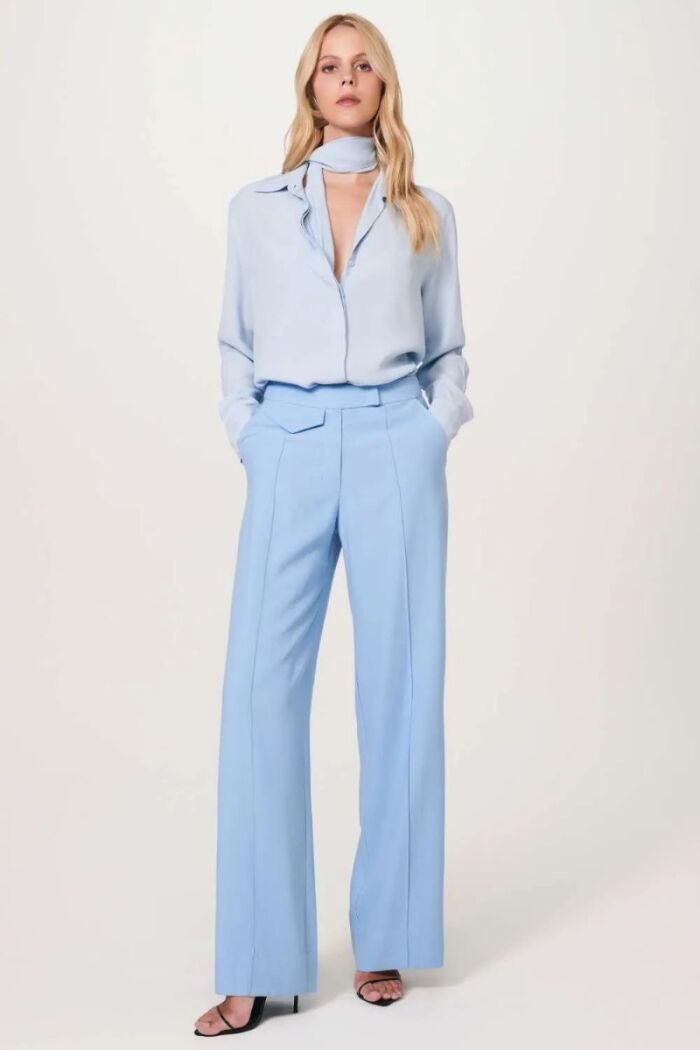 Imagem de Calça Leila Azul Glacial Le Blog