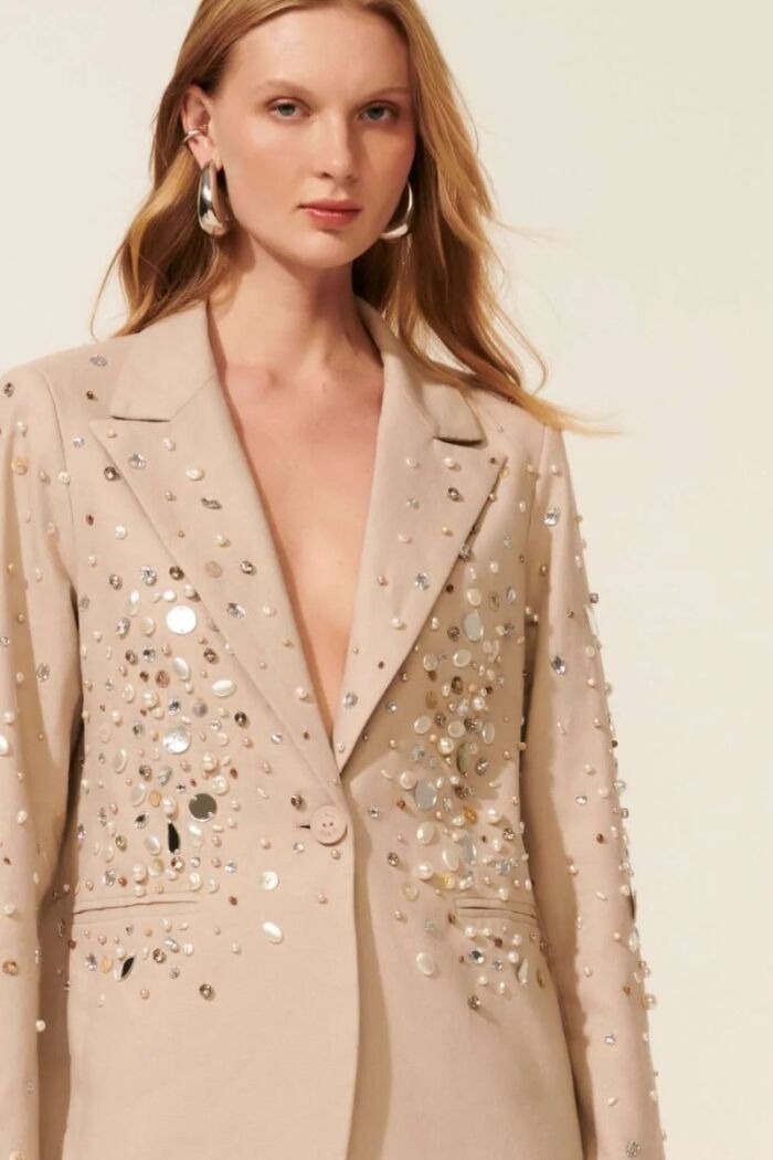 Imagem de Blazer Debbie Natural Le Blog