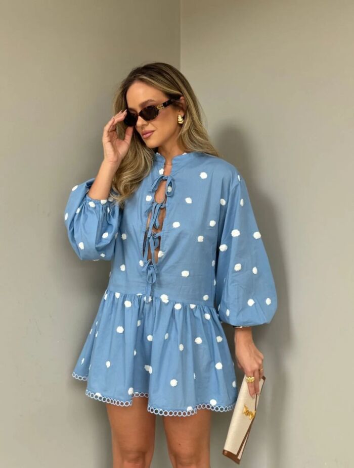 Imagem de Vestido Pâmela Azul Cloude