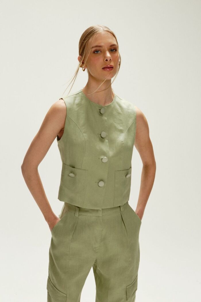 Imagem de Calça Lana Verde Pistache Le Blog