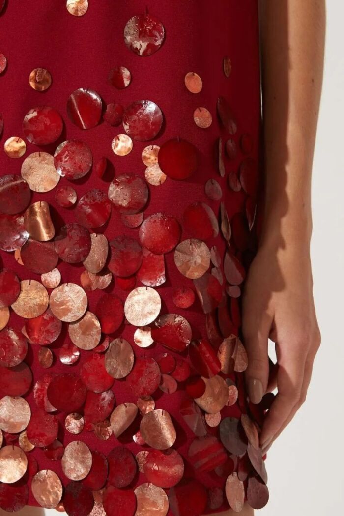 Imagem de Vestido Giulia Vermelho Escuro Le Blog