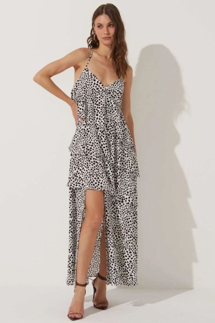 Imagem de Vestido Longo Amora Estampa Dalmatas Le Blog