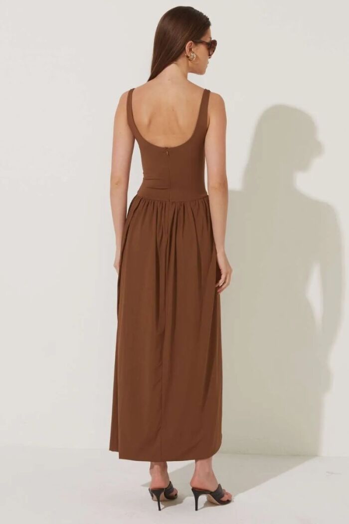 Imagem de Vestido Telma Marrom Le Blog