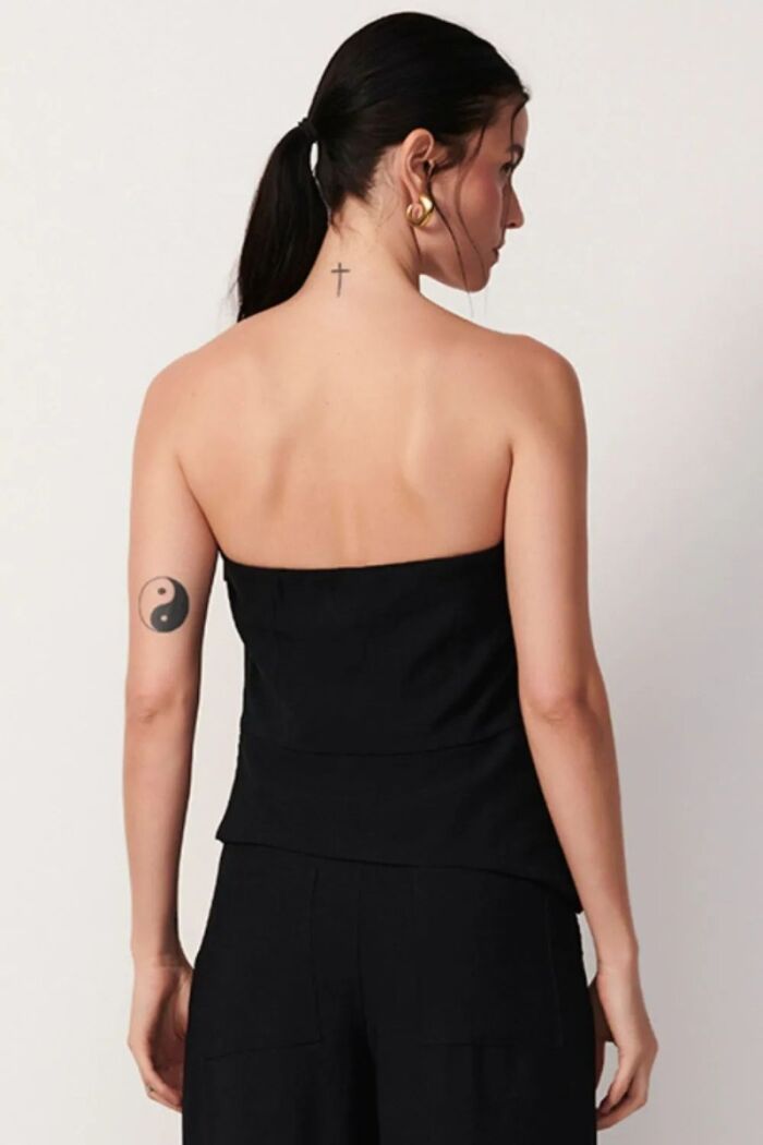 Imagem de Corselet Lila Preto Le Blog