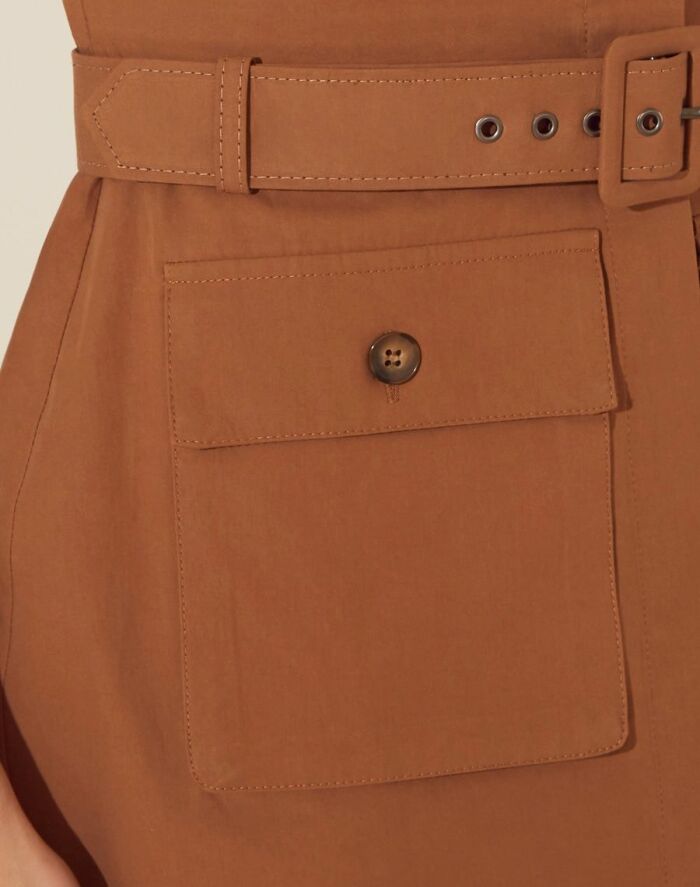 Imagem de Vestido Mídi Núbia Marrom Amissima