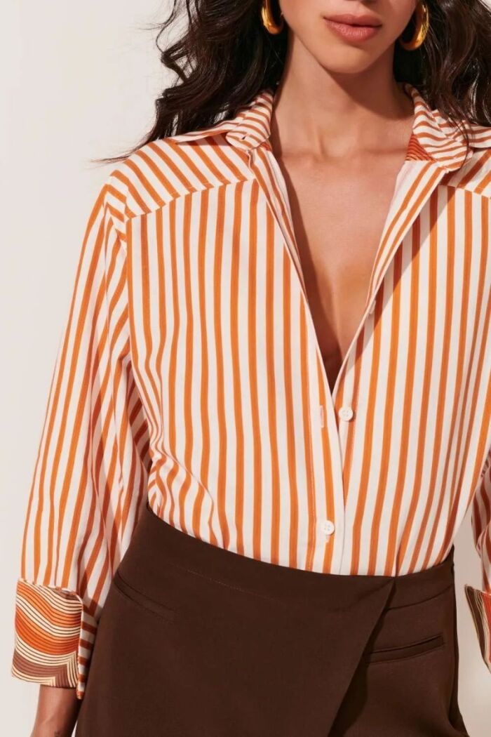 Imagem de Camisa Matilde Estampa Listra Le Blog