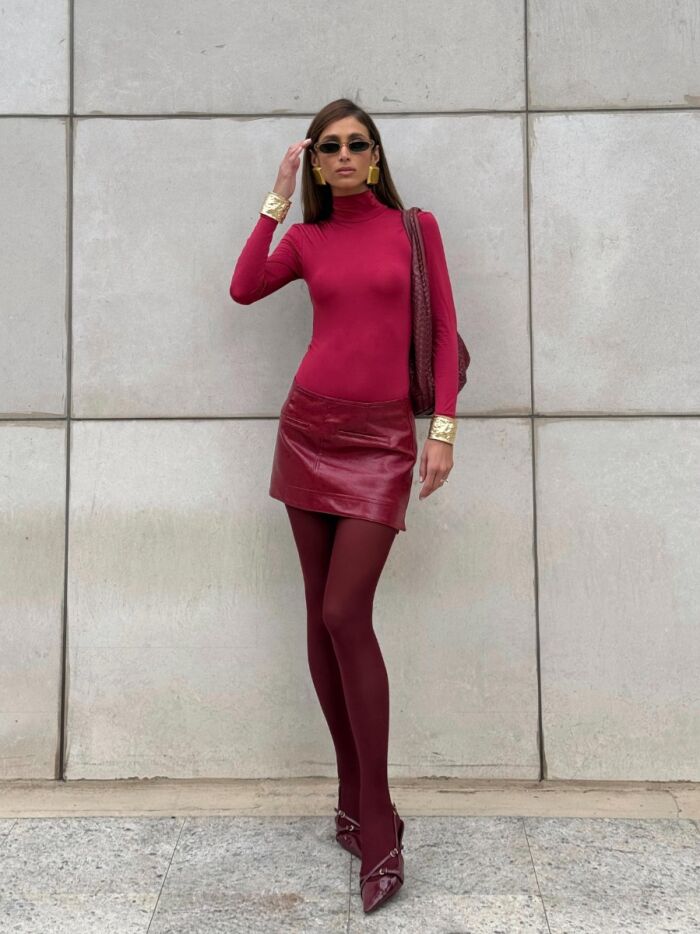 Imagem de Saia Felipa Vinho Cloude