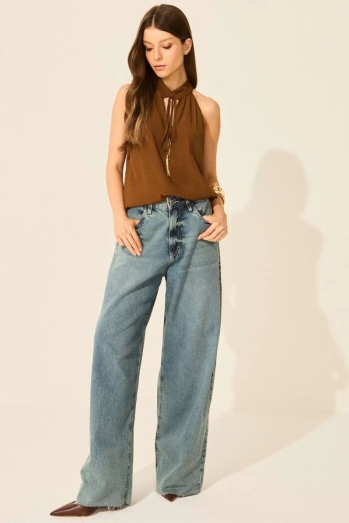 Imagem de Blusa Nayara Marrom Ganache Le Blog