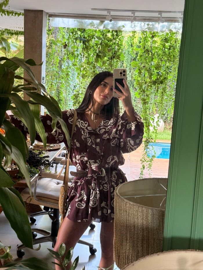 Imagem de Vestido Atena Marrom Cloude