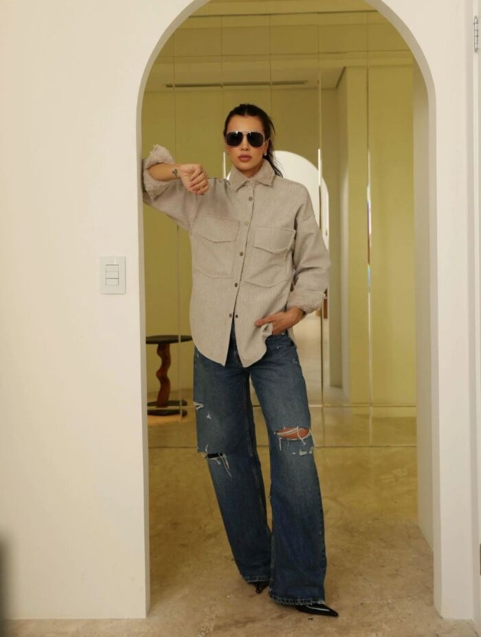 Imagem de Camisa Nagila Cinza Cloude