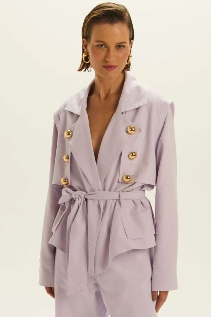 Imagem de Casaco Alê Lilac Glacê Le Blog