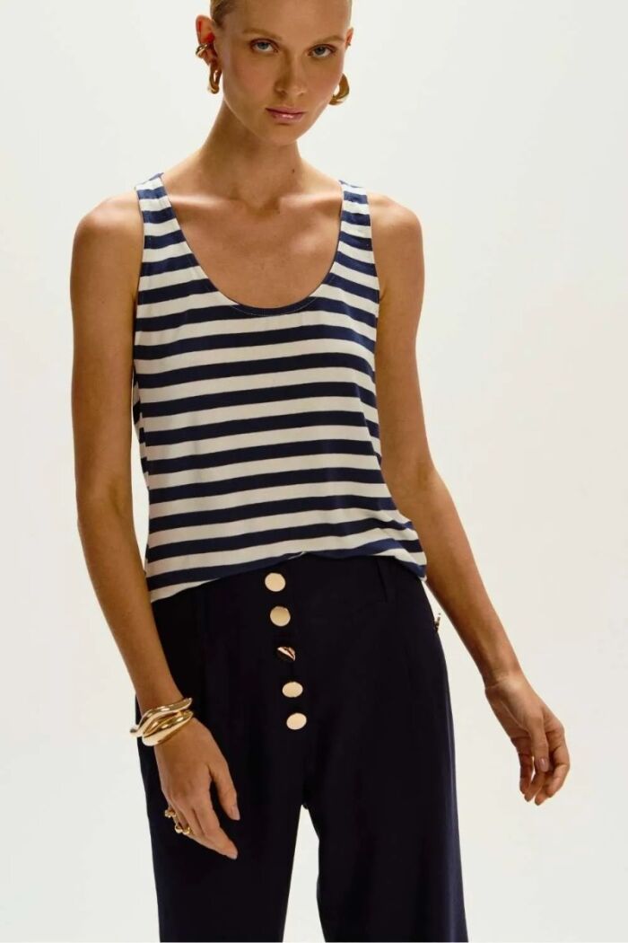 Imagem de Calça Olívia Azul Marinho Le Blog