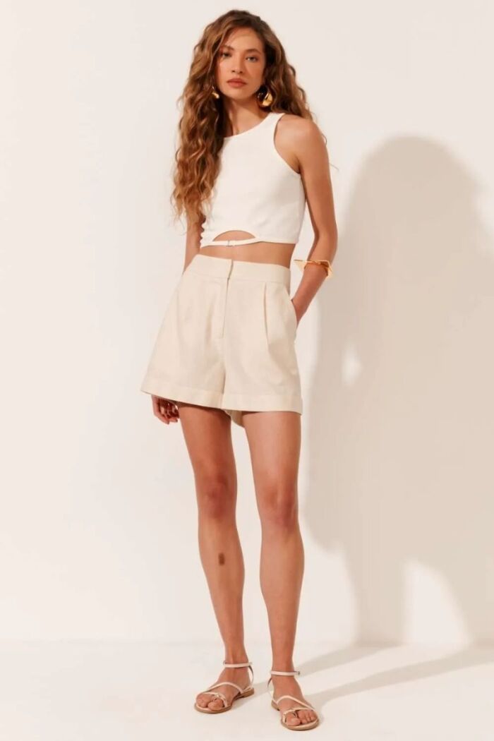 Imagem de Shorts Bruna Bege Chalk Le Blog