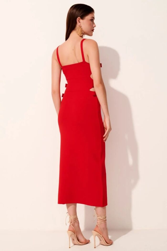 Imagem de Vestido Mari Vermelho Pepper Le Blog