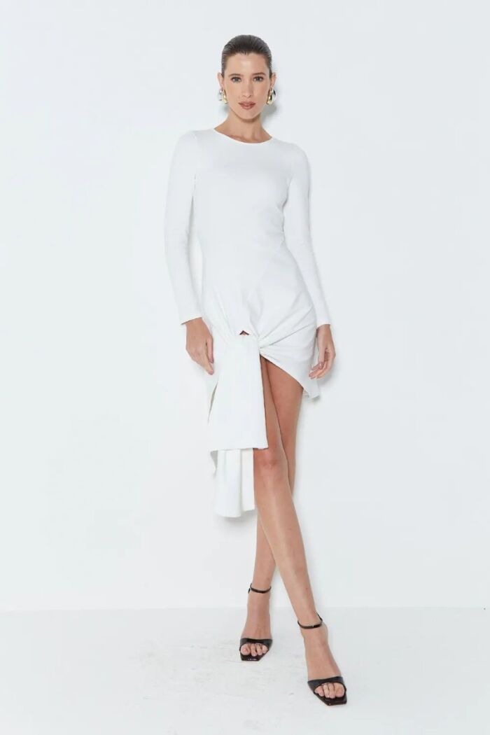 Imagem de Vestido Curto Com Amarração Frontal Zen